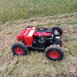 Single-Cylinder Four-Stroke Industrial Tracked Remote Control Lawn Mower With Tracks thumbnail-4