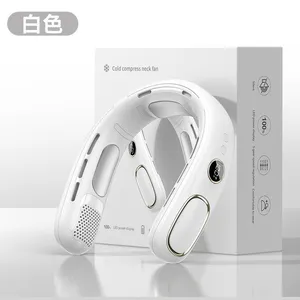 Semiconductor Cooling Neck Hanging Fan, USB Charging Bladeless Air Conditioning Fan, Outdoor Portable Neck Hanging Small Fan thumbnail-2