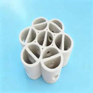 Pingxiang Daier Light Ceramic Combination Ring Structured Packing Replaceable for Petrochemical Distillation Absorption Scrubber thumbnail-1