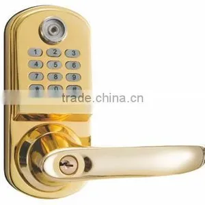 OSPON Entrance Combination Door Lock,gold Color thumbnail-1