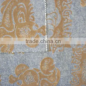 KL-143 10*10+70D 98%C2%SP BROWN 50/52" 88*46 10OZ DENIM FABRIC thumbnail-1