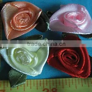 Ribbon Bow Flowers, Ribbon Bow Craft Flower Sew on SATIN RIBBON BOW/FLOWER YYEE-081110-3 thumbnail-1