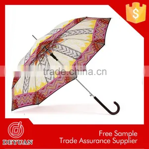 Women Dresses Stick Fashion Advertising Wooden Umbrellas thumbnail-5
