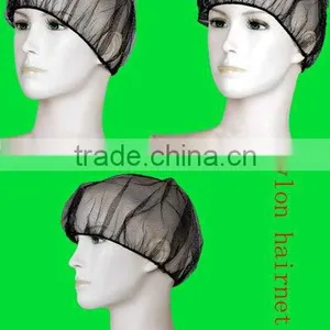 Nylon Elastic Black Hairnet Stockinet Polyester Mesh Caps 18" 19" 21" 24" 28" thumbnail-1