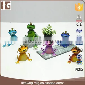 Home Decoration Frog Shape 19x11x18.5CMH Iron Cast Ornaments thumbnail-1