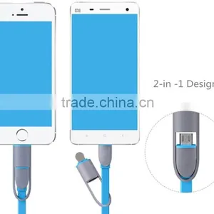 Flat Magnetic Snake 2-in-1 Micro Cable thumbnail-2