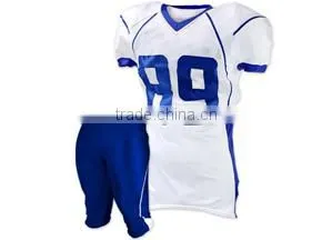 4 Way Stretch Dazzle Lycra Custom American Youth Football Uniforms Factory thumbnail-1