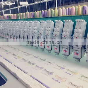Multi-heads Flat Computerized Embroidery Machine With Cutter With Utc thumbnail-1