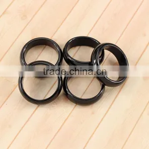 RG1007 Black Onyx Band Rings thumbnail-1