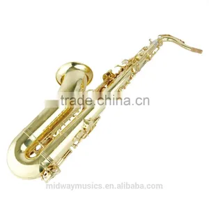 Electrophoresis Gold Lacquer Tenor Saxophone AT85G From China thumbnail-1