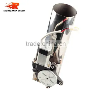 Universal 2.5 Inch Straight Exhaust Cutout Stainless Steel Electric Exhaust Cut Out With Switch Control thumbnail-2
