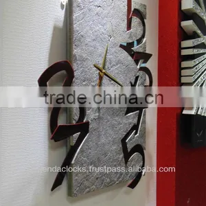 2014 New Design Clock, Stone Veneer Wall Clock With Acrylic Numbers, Unique Clock, Designer Clock, Decorative Wall Clock thumbnail-4