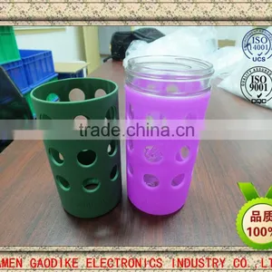 Custom Glass Water Bottle Silicone Sleeves thumbnail-1