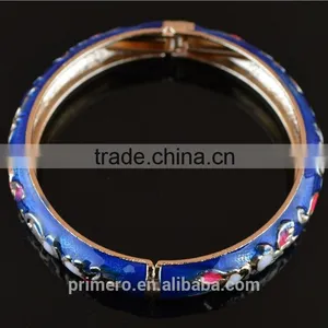 Wholesale Flower Enamel Assorted Colored Cloisonne Bracelet &Bangle thumbnail-3