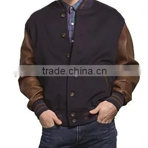 Wool Varsity Jacket,custom Wool Varsity Jacket,customized Wool Body Varsity Jacket thumbnail-1