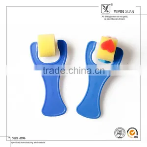 8 Pcs/set Art Supplies Plastic Handle Foam Sponge Paint Roller For Kids thumbnail-1