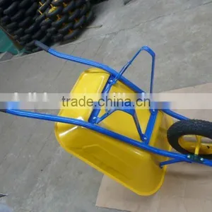 Metal Tray Air Wheel or Solid Wheel Popular Wheel Barrow in Africa thumbnail-2