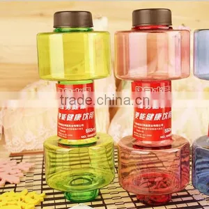 J225 550ml Plastic Cup Fitness Dumbbell Portable Sports Bottle thumbnail-4