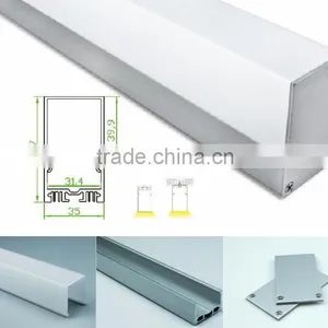62X35mm Aluminum Flat LED Profile Housing for Led Pendent Light/led Linear Light thumbnail-4