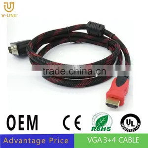 Hot Seller S-video to Hdmi Cable Wholesale Hdmi to Vga Splitter Cable thumbnail-3