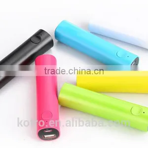 Rubber Oil Mobile Cellphone 18650 li Ion Battery Portable Power Bank Charger 2600mAh thumbnail-1