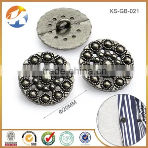 Fashion Beautiful Embossed Logo Coat Sewing Button thumbnail-1