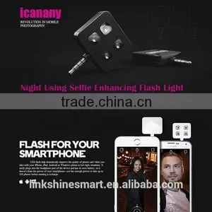 Cell Phone Camera Micro Light- Fill Night Using Enhancing Flash Light Mini 4 LED Speedlite thumbnail-2