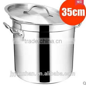 35cm (33L) Stainless Steel Cooking Bucket With 5 Ply Bottom and Low Price-- Guangdong Junzhan thumbnail-1