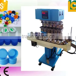 6-color Pneumatic Multi-color Industrial Pad Printers With Flame System Conveyor Pad Printer With 20 StationLC-SPM6-150/20 thumbnail-2
