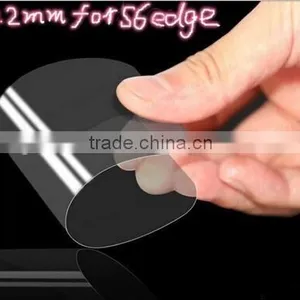 2015 Hot Selling High Quality 0.2mm 2.5D Cell Phone Tempered Glass Screen Protector for Samsung Galaxy S6 Edge thumbnail-2