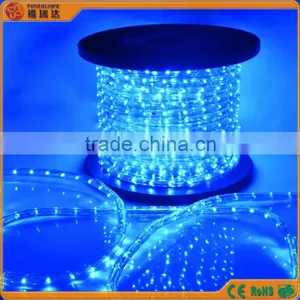 Blue Color 3 Wire Underwater uv Led Rope Light thumbnail-1