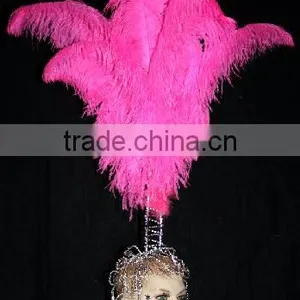 Wedding Decoration Hot Pink Color Ostrich Feathers thumbnail-5