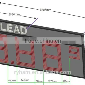 Customized Digital Led Gas Price Display Board/3G Control System/waterproof thumbnail-5