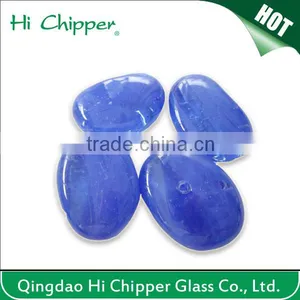 Yellow Decorative Glass Pebble Gems for Fire Pit thumbnail-5