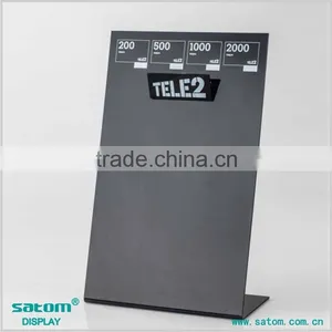 High Quality Desktop Acrylic Display Stands With Document Folder thumbnail-2