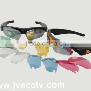 170 - Degree Angle 720P HD Sunglasses Camera,mini Camera Technical Gift,max 32GB TF Card,1280*720 Resolution,30 Fps thumbnail-1