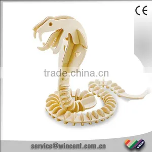 DIY 3D Wooden Snake Puzzle thumbnail-1