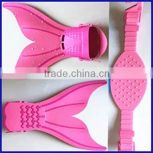 Fashion Design! Adjustable Swimming Diving Mermaid Tail Training Flipper Soft Material Monofin Quality Choice thumbnail-4