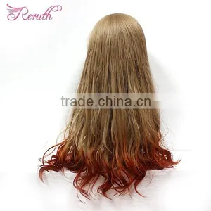 Factory Cheap Natural Colorful Cheap Remy Human Hair Wig With Bangs thumbnail-4