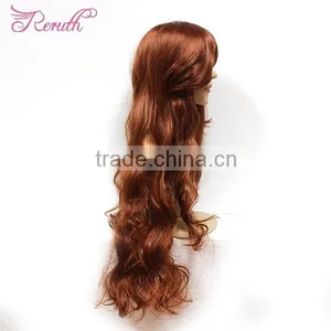 OEM Fashion Style Pretty Human Hair Wave Wig Natural Color thumbnail-3