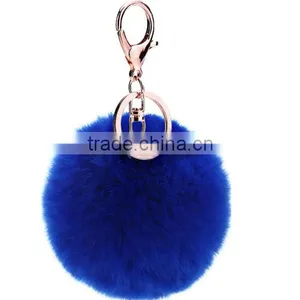 Bag Ball Rabbit Hair Keychain With Different Pendant thumbnail-3
