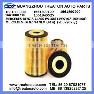 OIL FILTER 1661800009 1661800109 1661800209 1661800710 1661840525 FOR BENZ A-CLASS(W168)97-04 VANEO(414)02- thumbnail-1