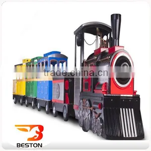 Children Games Trackless Train Used Tourist Trains for Sale thumbnail-3