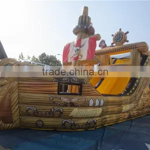 Commercial Outdoor Inflatable Pirate Ship Slide Small for Kids thumbnail-2