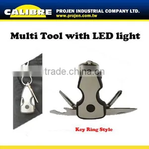 CALIBRE Promotion Gift Key Ring Style 5 in 1 Multi Tool With Led Light thumbnail-2