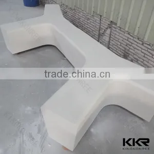 Artificial Stone Acrylic Solid Surface Stool thumbnail-1