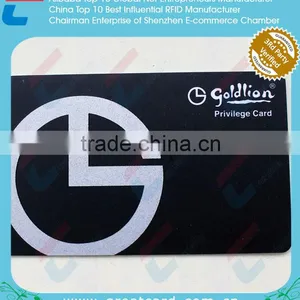 Silk Printing Matt Black PVC Card thumbnail-1