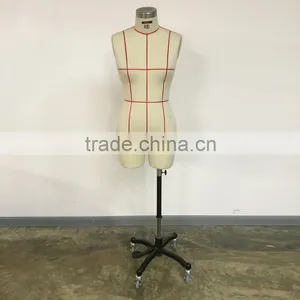 Half Body Female Fitting Mannequin Half Body Dressform Table Mannequin thumbnail-1