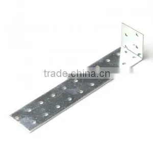 Perforated Angle Bracket With Zinc Plated for Wood Connection thumbnail-1