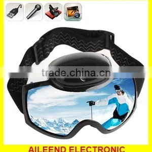 720p Ski Sport Goggles Glasses With 12M Pixel Video Camera Ski Goggles thumbnail-1